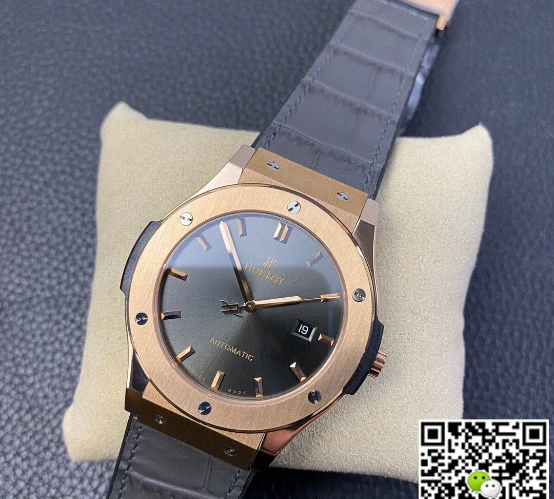 Hublot Classic Fusion 542.OX.7081.LR 42MM WWF Factory 1:1 Best Edition Replica Watch Gray Strap